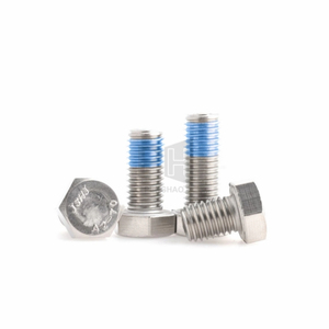 <span class=keywords><strong>Tornillos</strong></span> Antiaflojamiento Personalizados de Acero Inoxidable 304 con Cabeza Hexagonal y Parche de Nylon <span class=keywords><strong>Rojo</strong></span>, <span class=keywords><strong>Tornillos</strong></span> Antiaflojamiento M6 M8, <span class=keywords><strong>Tornillos</strong></span> Nylock, Pernos y Fijaciones - Product Image 6