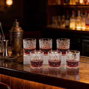 แก้ววิสกี้แบบโอลด์แฟชั่นด์ แก้วคริสตัลสำหรับบูร์บองและสก็อตช์ - Product Image 4