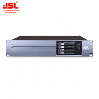 4 Kanal D Sınıfı Güç Amplifikatörü 4x800W 4x1200W 2x2400W 2U Profesyonel Ses Amplifikatörü Susturucu 1000 SNR 109dB Canlı Ses için