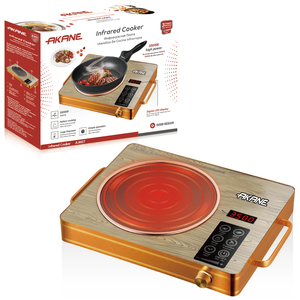 Cocina Eléctrica Infrarroja AKANE <span class=keywords><strong>de</strong></span> 3500W, <span class=keywords><strong>Placa</strong></span> <span class=keywords><strong>de</strong></span> Microcristal <span class=keywords><strong>de</strong></span> un Solo Quemador, Calentamiento Rápido y Rendimiento Estable para Uso en la Cocina - Product Image 4