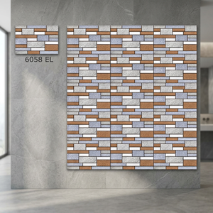 Azulejos de pared de elevación de edificio de 250x375 totalmente decorativos de primer grado acabado brillante 25x37,5 cerámica Exterior pasillo exterior Baño - Product Image 6