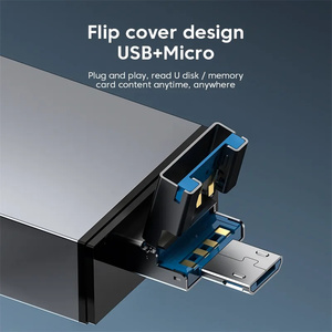 Lecteur de carte OTG 7 en 1 <span class=keywords><strong>Adaptateur</strong></span> <span class=keywords><strong>USB</strong></span>/<span class=keywords><strong>Micro</strong></span> <span class=keywords><strong>vers</strong></span> Type <span class=keywords><strong>C</strong></span> Carte de lecture Clé <span class=keywords><strong>USB</strong></span> 3.0 2.0 Lecteur de carte TF <span class=keywords><strong>SD</strong></span> Type <span class=keywords><strong>C</strong></span> - Product Image 6