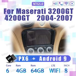 Écran tactile multimédia de 8 pouces pour autoradio GPS automatique Android sans fil pour Maserati 3200GT 4200GT 2004 2005-2007 - Product Image 3