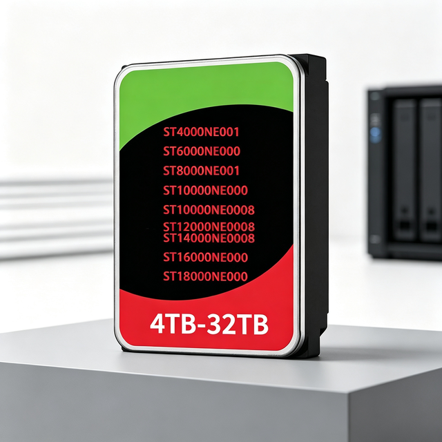 3.5 Inch Internal HDD 4TB-32TB SATA 6Gb/s 7200RPM NAS Hard Drive Metal Shell 256MB Cache 301-400MB/S Read/Write Speed New