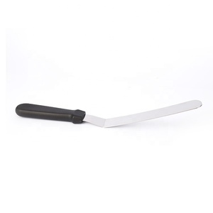 Wholesale custom plastic handle stainless steel kitchen diy baking angled cake icing spatulas - Product Image 2