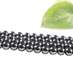Natural Hematite Black Loose <strong>Beads</strong> Black Iron Stone <strong>Magnet</strong> Stone <strong>Beads</strong> DIY Jewelry Accessories Wholesale - Product Image 4