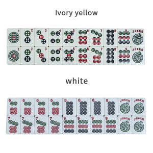 166 Trắng Khắc Gạch Mỹ Mahjong Set 4 Tất Cả Trong Một Rack/Pushers Phương Tây Mah Jongg Trò Chơi Thiết Lập Với Trường Hợp Mang - Product Image 4