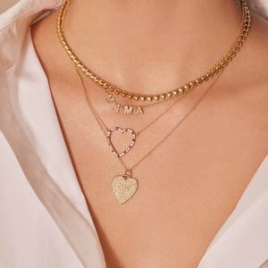 Collares de Plata de Ley 925 Al por Mayor para el Día de San Valentín, Regalos para Chicas, Joyería Fina Personalizada de Amor, Colgantes de Corazón para Mujer - Product Image 3