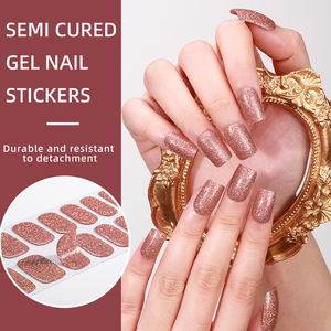 ZhengXiang <span class=keywords><strong>vernis</strong></span> UV paillettes étincelle rayonnante <span class=keywords><strong>vernis</strong></span> à <span class=keywords><strong>ongles</strong></span> personnalisé Gel Nail Art autocollant semi-durci Gel <span class=keywords><strong>ongles</strong></span> enveloppes pour Nail Art - Product Image 3