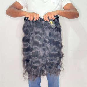 Lots de Cheveux Indiens Non Traités pour Vente en Gros, Cheveux Humains Blonds Indiens, Tissage de Cheveux Bruts à Cuticules Alignées - Product Image 2
