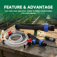 Injecteur d'engrais Venturi en plastique noir DAYU de 2 pouces pour l'agriculture et l'irrigation micro/goutte à goutte en serre