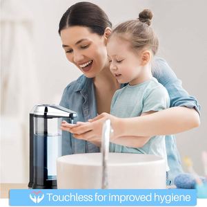 Distributeur de savon liquide automatique sans contact de 17 oz, fonctionne sur piles, outil de nettoyage intelligent pour la maison - Product Image 4