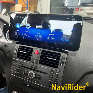 Radio para Auto con Pantalla Táctil Android, Carplay, Navegación, Reproductor de Video y Audio, Unidad Principal para Benz Clase C W204 2008 2009 2010 - Product Image 1