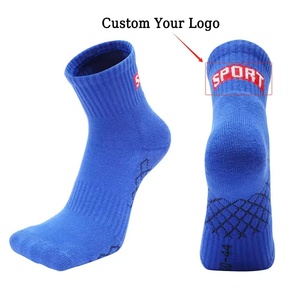 Performance Thick Terry Cushion Cotton Sport <b>Socks</b> – Crew Custom Basketball Running Athletic <b>Socks</b> for Men & Women - Product Image 2