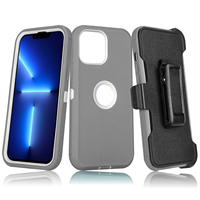 GScase 4 en 1 funda para teléfono móvil resistente Clip para cinturón resistente funda trasera para iPhone 15 14 13 12 11 Pro Max