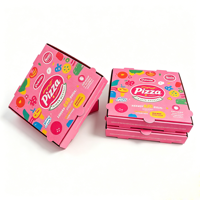 Boîte à pizza en carton ondulé de 8 à 20 pouces, qualité alimentaire, recyclable, avec logo personnalisé imprimé, finition mate, pour livraison à emporter, vente en gros SP4744