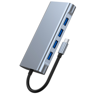 11-en-1 4K <span class=keywords><strong>USB</strong></span> C 3.0 HUB Type C vers adaptateur <span class=keywords><strong>USB</strong></span> 3.0 compatible HMI Type C HUB Dock PD 87W répartiteur pour MacBook Pro Air - Product Image 6