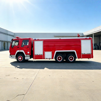 Camion de lutte contre l'incendie à mousse et eau HOWO 6X4 16000L, pompe haute pression, réservoir grande capacité, équipement de sauvetage, directement de l'usine