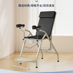 Cama de exploración ginecológica manual de acero inoxidable para uso ambulatorio femenino - Product Image 5