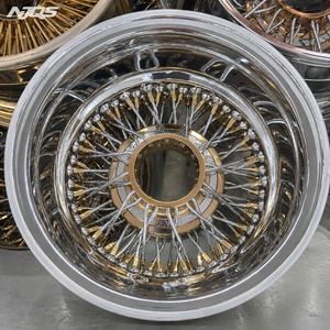 NJQS Beyaz Duvar Lastiği 13x7 Zenith Üçlü Altın Tel Jantlar - Product Image 4