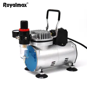 Professional Airbrushing Paint System With 1/5 HP Air Compressor With Fan For Model Painting Nail Art