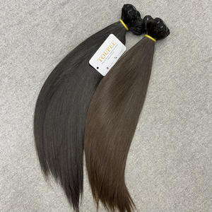 100% vendeurs de paquets de cheveux vierges du Vietnam non traités cuticule intacte extension de cheveux humains bruts à double trame naturelle - Product Image 6