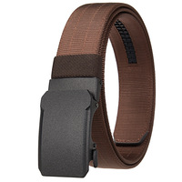 Ceinture tactique à cliquet double couche épaissie pour hommes, ceinture robuste en nylon de 1,5 pouce avec boucle à dégagement rapide