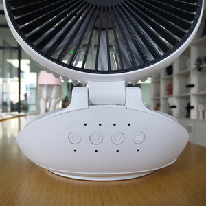 Quạt Bàn Di Động Mini Chạy Bằng Pin Sạc Được 6 Inch Có Đèn LED Ban Đêm - Product Image 4