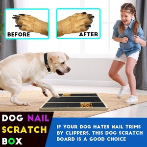 Papan goresan kuku anjing bantalan gores untuk kuku bebas stres persegi untuk kotak perawatan kuku anjing - Product Image 3