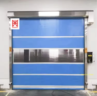Porte à Enroulement Électrique à Grande Vitesse avec Radar Intelligent pour Ouverture et Fermeture, en PVC, Design Moderne, pour Entrepôt et Utilisation Extérieure