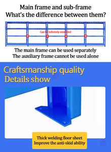 Étagère d'entrepôt en acier 2000*600*2000 mm, 4 niveaux, légère, empilable, pour <span class=keywords><strong>garage</strong></span>, solution de stockage durable - Product Image 4