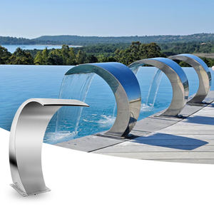 Cortina de Agua Curva para <span class=keywords><strong>Piscina</strong></span> de Acero Inoxidable 304ss con Cascada y Alta Calidad - Product Image 2
