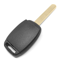 Coque de clé auto à 2 boutons avec emplacement pour puce, sans emplacement pour logo, remplacement parfait de la coque de clé auto pour la réparation par un serrurier