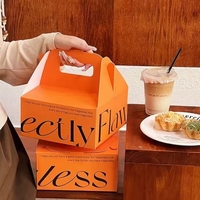 Cajas de Papel para Pastelería con Diseño Personalizado, para Pasteles y Repostería, Estructura Resistente, Embalaje Ecológico y Reciclable con Asa