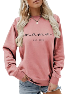 เสื้อสเวตเชิ้ตแขนสั้นทรงหลวมพิมพ์ลายถักนิตติ้งป้องกันขนร่วงสำหรับผู้หญิง คอลเลคชั่นฤดูใบไม้ผลิ/ฤดูร้อน JAC22 DZ54182 - Product Image 1