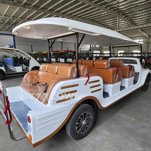 รถลากม้าไฟฟ้าคลาสสิกสำหรับขายในสหรัฐอเมริกาพร้อมแบตเตอรี่ลิเธียม4ที่นั่งและรับประกัน<span class=keywords><strong>3</strong></span>ปี - Product Image 5