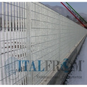 Pannello per Recinzione Modulare Classico Zincato a Caldo, Altezza 2,13m, Design Moderno con Maglia 69x132mm, Dimensioni 1992x1320mm per Cortili e Uso Domestico - Product Image 1