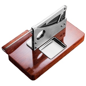 Accesorios clásicos para fumar, cortador de cigarros de 25mm, herramientas de corte de cigarros de acero inoxidable para escritorio, cuchillo para cigarros - Product Image 1