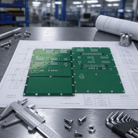 Carte de circuit imprimé (MCPCB) pour onduleur de climatiseur, composants d'éclairage LED, PCB assemblé 10 couches, guitare électrique Dean ML, ventilateur BLDC