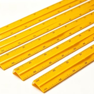 Reglas Rectas de Plástico de 100 cm, Fáciles de Sostener, Herramientas de Enseñanza de Geometría, Regla Recta para Estudiantes y Oficina - Product Image 2