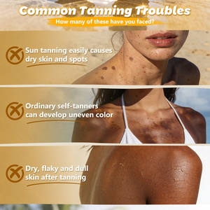 Espuma Bronceadora de Etiqueta Privada Summer Glow, Bronceado Artificial de Larga Duración, Mousse Autobronceador para <span class=keywords><strong>Piel</strong></span> Oscura - Product Image 3