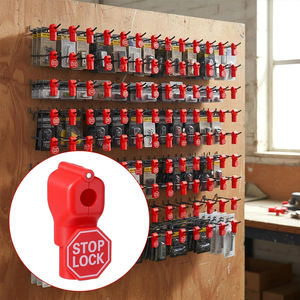 Verrou de sécurité pour crochet, 100 pièces, en plastique rouge, antivol, pour affichage en magasin - Product Image 6