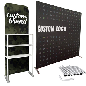 Custom Logo Tension Fabric <b>Backdrop</b> Display for Trade Show 10X10 <b>Backdrop</b> <b>Stand</b> 20Ft Tension Fabric Display - Product Image 1