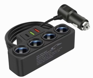 Mới PD QC3.0 sạ<span class=keywords><strong>c</strong></span> xe hơi USB + QC3.0 120W Ổ <span class=keywords><strong>c</strong></span>ắm điện OTP OVP xe Thuố<span class=keywords><strong>c</strong></span> lá nhẹ hơn Adapter 12V/24V phụ kiện - Product Image 1