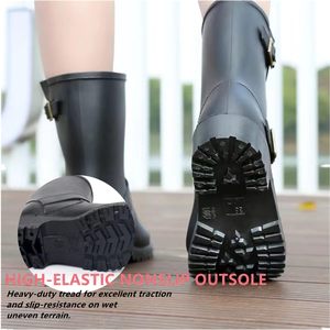 <span class=keywords><strong>Botas</strong></span> <span class=keywords><strong>de</strong></span> Lluvia <span class=keywords><strong>de</strong></span> PVC para <span class=keywords><strong>Mujer</strong></span> YL-25081 <span class=keywords><strong>de</strong></span> Alta Calidad, Resistentes al <span class=keywords><strong>Agua</strong></span>, para Exteriores y Granja, Altura Media Pantorrilla - Product Image 4