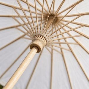 Parasol pliant classique multi-usage en papier blanc pour décoration de fête et mariage - Vente en gros - Product Image 3