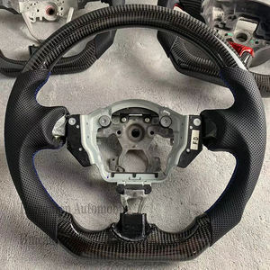 Calidad al por mayor actualización de fibra de carbono de cuero perforado para Nissan Sylphy fx35 fx37 qx70 q50 volante - Product Image 2