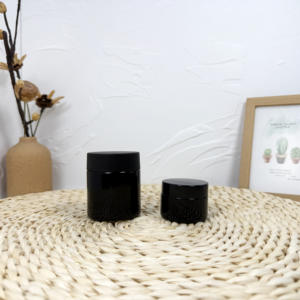 Round Popular 3ml 5ML 9ML 10ML <b>Glass</b> CR <b>Container</b> Child Proof Jar with CR cap - Product Image 4