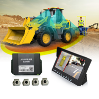 Caméra de voiture grand angle 1080p à 4 caméras, système de caméra panoramique à 360 degrés, caméra de tableau de bord DVR, système de caméra panoramique 3D, moniteur de vision panoramique AVM pour voiture
