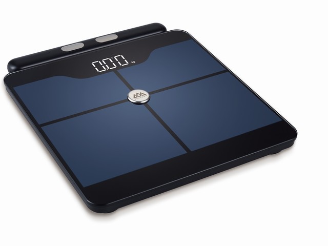 8 Electrode Body Composition Scale ITO Coating Smart Body Fat Analyzer BIA Bluetooth Muscle Mass Monitor 180kg LED